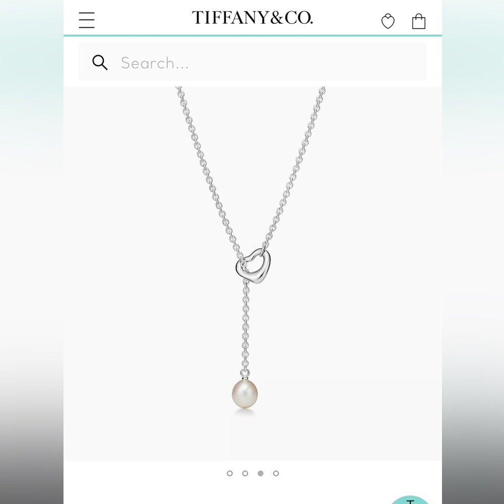 Tiffany Elsa Paretti Heart Necklace